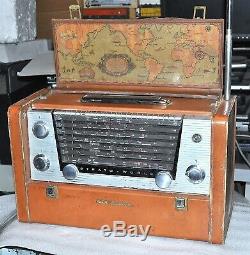 Rca Victor Strato-world Model 7-bx-10 Vintage Collectable Works Good Fair Shape