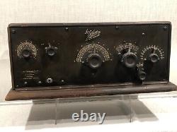 Sweet Antique 1923 Zenith Model 4r Rare Four Tube Radio Receiver