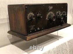 Sweet Antique 1923 Zenith Model 4r Rare Four Tube Radio Receiver