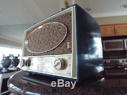 Tube Radio 1968 Zenith Am-fm-afc W Phono Input Repainted Case Fully Restored