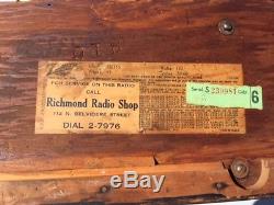 Tube Radio Collection 1930S Zenith 5R316 Collectible RARE