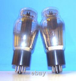 Type 6L6G Zenith audio radio vacuum tubes 2 valves vintage tested ST shape 6L6GC