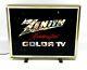 VINTAGE LATE 1960c MOTION ZENITH COLOR TV RARE SIGN TUBE