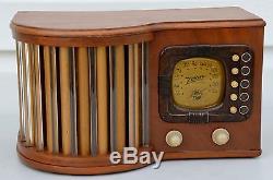 VTG (1938/39) Working Zenith 5R317A World's Fair Glass Rod Tube Radio