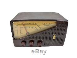 VTG 1950 Model G723 Ch= 7G04 Zenith Bakelite Tube Radio S-14549 Restored