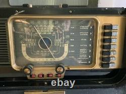 VTG Zenith Trans-Oceanic Multi-Band Tube Radio H500 WithManuals -WORKING