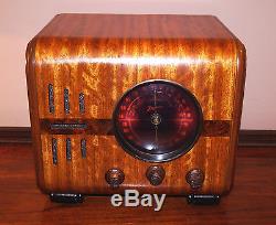 Vintage 1937 Cube Zenith Radio Model 5S218 Professionally Restored Black Dial