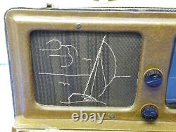 Vintage 1940's Zenith 6G601MH Wavemagnet Broadcast Receiver S/N T719840 USED