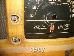 Vintage 1940s ZENITH Long Distance Radio Wavemagnet tube amp