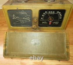 Vintage 1941 1942 Zenith Long Distance Tube Radio Model 6G601M with Wave Magnet