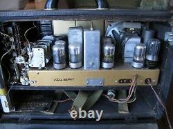 Vintage 1946-47 Zenith Trans Oceanic Shortwave Tube Radio Model 8G005 NICE