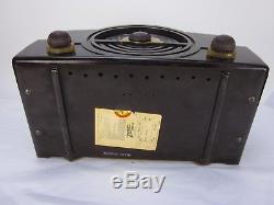 Vintage 1948 Zenith AM-FM Tone Reflector Radio Model 7H820UZ RESTORED