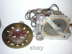 Vintage 1950 Owl Eye Zenith 5G03 G516 tube Radio CHASSIS + CLOCK PARTS