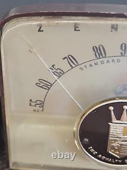 Vintage 1950, S Zenith Am Ac/dc Portable Radio G503 Excellent Working Condition