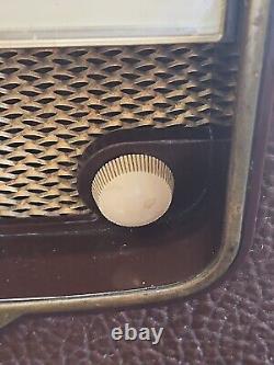 Vintage 1950, S Zenith Am Ac/dc Portable Radio G503 Excellent Working Condition