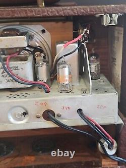 Vintage 1950, S Zenith Am Ac/dc Portable Radio G503 Excellent Working Condition