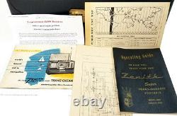 Vintage 1950 Zenith TransOceanic Tube Radio Model H500 Shortwave Original Works