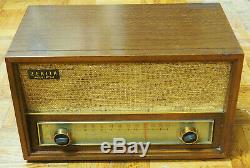 Vintage 1950's Zenith AM/FM Long Distance Tube Radio Model C730W-Tested &Working
