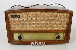 Vintage 1950's Zenith Model S-52224 Long Distance AM/FM Tube Radio USA Works