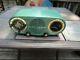 Vintage 1950's Zenith Owl Eyes Rare Green Tube Radio Model