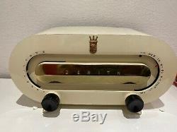 Vintage 1950s TUBE Art Deco Zenith Consol-tone Bakelite Radio Fully Working Rare