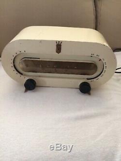 Vintage 1950s TUBE Art Deco Zenith Consol-tone Bakelite Radio S-17868 Rare