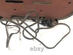 Vintage 1951 Zenith H511 G Consol Tone AM Tube Radio Racetrack Deco USA Works