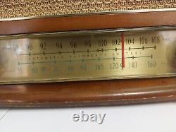 Vintage 1951 Zenith Table Top Long Distance Radio G730W. NICE, CLEAN, WORKS A1