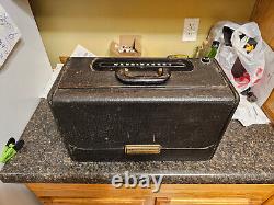 Vintage 1954 1955 zenith l600 6l40 trans-oceanic portable tube radio