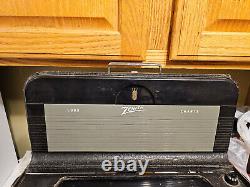 Vintage 1954 1955 zenith l600 6l40 trans-oceanic portable tube radio