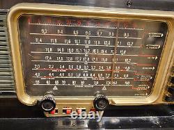 Vintage 1954 1955 zenith l600 6l40 trans-oceanic portable tube radio