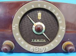 Vintage 1954 Bakelite Zenith AM/FM Tube Radio Model K725 FULLY RESTORED