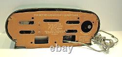 Vintage 1954 Zenith Model L515F Owl Eyes Tube Clock Radio Immaculate & Working