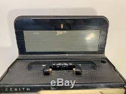 Vintage 1958 Zenith Trans Oceanic Wave Magnet Tube Radio Model A600 COLLECTIBLE