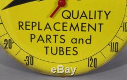 Vintage 1960s Zenith radio TV Replacement Parts Tubes Advertising Thermometer