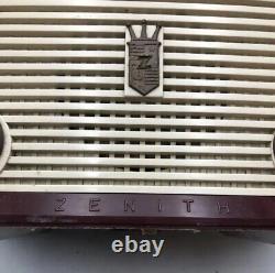 Vintage 508 series circa 1957 Zenith AM Tube Radio model a508-r