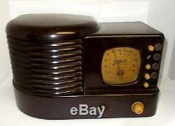 Vintage Art Deco 1938 Zenith 5R312 Tube Radio