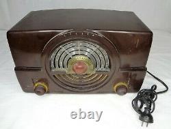 Vintage Bakelite Zenith Tone Register Tube Radio Model 7H920-FOR PARTS ONLY