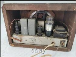 Vintage GE General Electric Tube Radio untested Zenith Westinghouse type