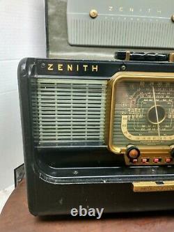 Vintage Great Condition Zenith Trans-Oceanic Model No. H-500 Tested Working