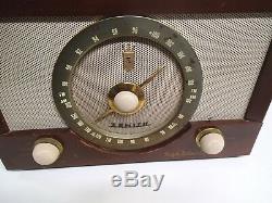 Vintage HiFi Zenith, High Fidelity AM/ FM Tube Radio, Working, Model 8Y02Z, Rare