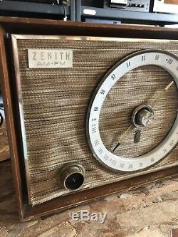 Vintage HiFi Zenith, High Fidelity AM/ FM Tube radio S-50682 FAST SHIPPING
