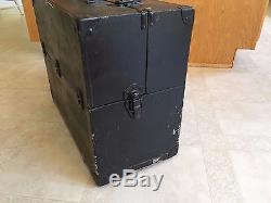 Vintage Knickerbocker TV Radio Repairman Case + Lot GE RCA zenith Vacuum Tubes