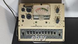 Vintage Lafayette Radio Tube Tester Te-15 Sylvania Zenith Radio Powers On