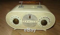 Vintage MCM 1954 1955 Zenith Tube Radio Model R510-W Works & looks perfect