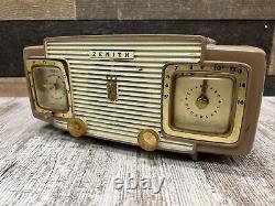 Vintage Radio 1957 Zenith Model A515l Am Vacuum Tube
