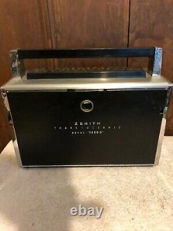 Vintage Radio Zenith Transoceanic Wave Magnet- Royal 1000 D In Good Condition