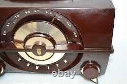 Vintage Rare 1950s Rare Zenith AM Tube Radio Model R615 Working
