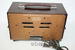 Vintage Rare 1950s Rare Zenith AM Tube Radio Model R615 Working
