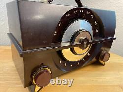 Vintage Rare 1954 Zenith AM Tube Radio Model R615 Working FREE SHIPPING